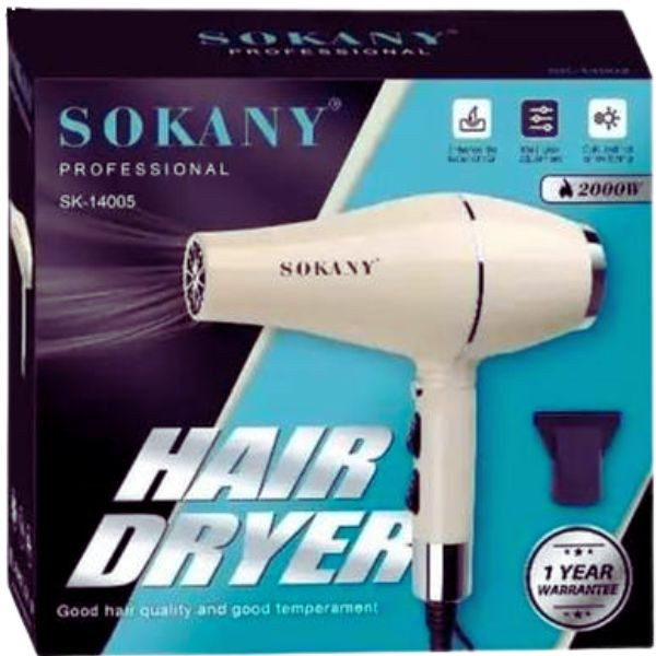 Sokany Hair Dryer 2000W  (SK-14005) | Sokany Hair Dryer