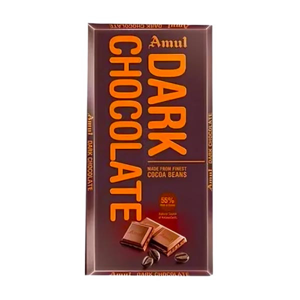 Amul Dark Chocolate Bar | Amul Dark Chocolate - 150g