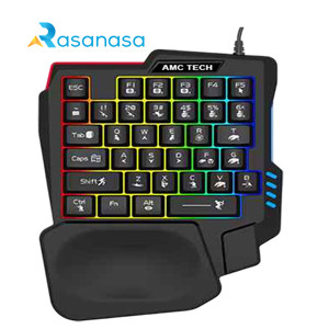 Single Handed USB Luminous Gaming Keyboard | Connectiongod Throne Mechanical Feel – Rasanasa