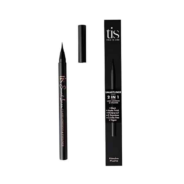 TIS Smart Liner 2 in 1 Lash Adhesive & Eyeliner (Black)-আইলাইনার