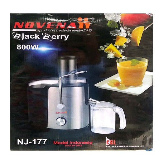 Novena Black Berry Electric Juicer(NJ-177) 800W