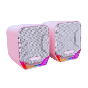 Fantech Sonar GS202 Sakura Edition USB & 3.5mm Gaming Speaker - Pink