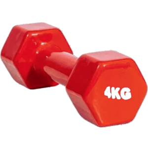 Premium Quality 4kg Vinyl Dumbbell 1 Pcs - Sports And Fitness