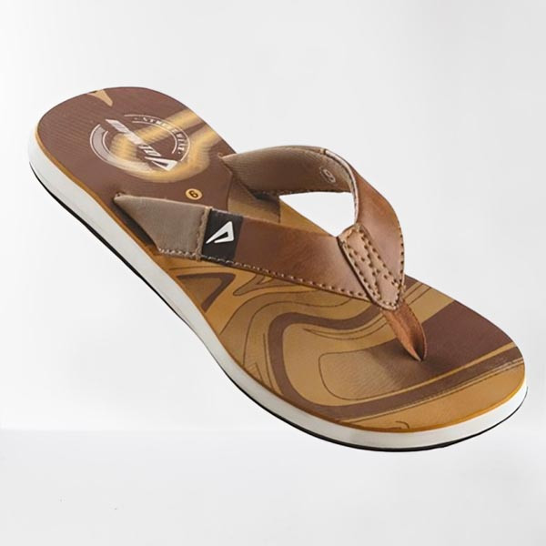 Ajanta Impakto Slipper Tan For Men's