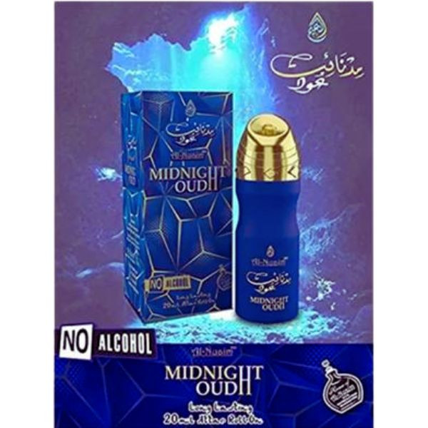 Al Nuaim Midnight Oudh Attar - 20 ml