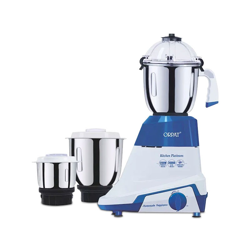 Kitchen Platinum Mixer Grinder – 1200 W – Blue