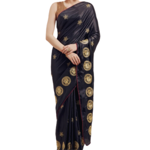 Stylish and Glorious Printed Silk Saree With Blouse Piece For Women