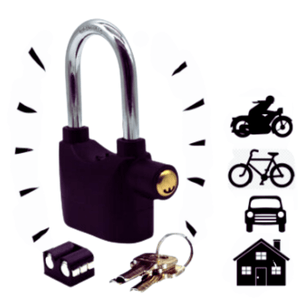 Progressive Opulence at Its Best Security Alarm Lock - Black