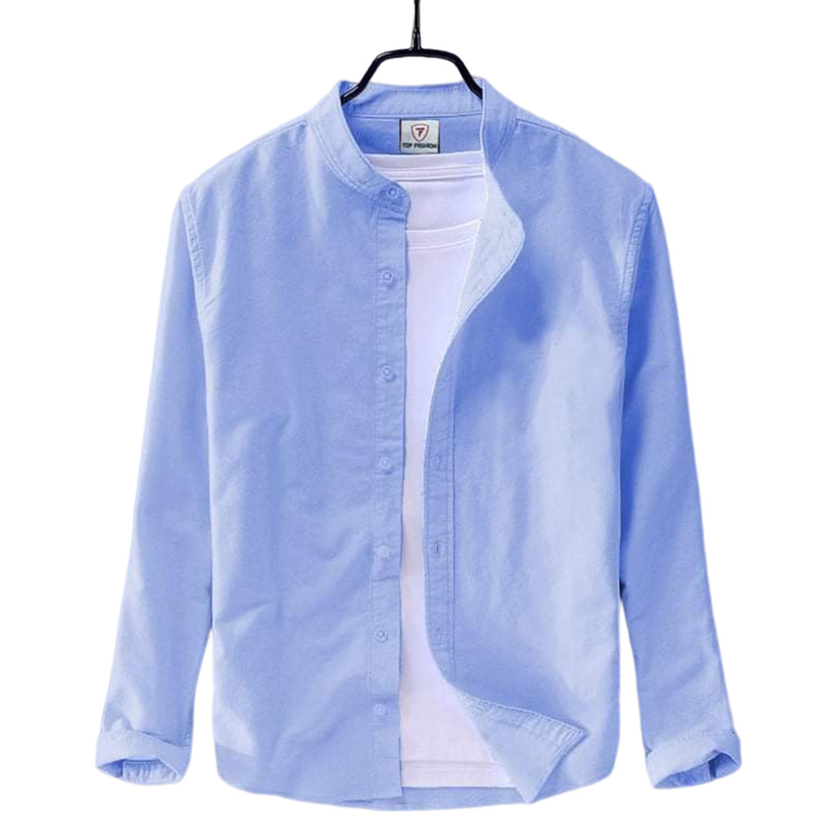 New Long Sleeve Casual Shirt for Men - Shirt Sky Blue