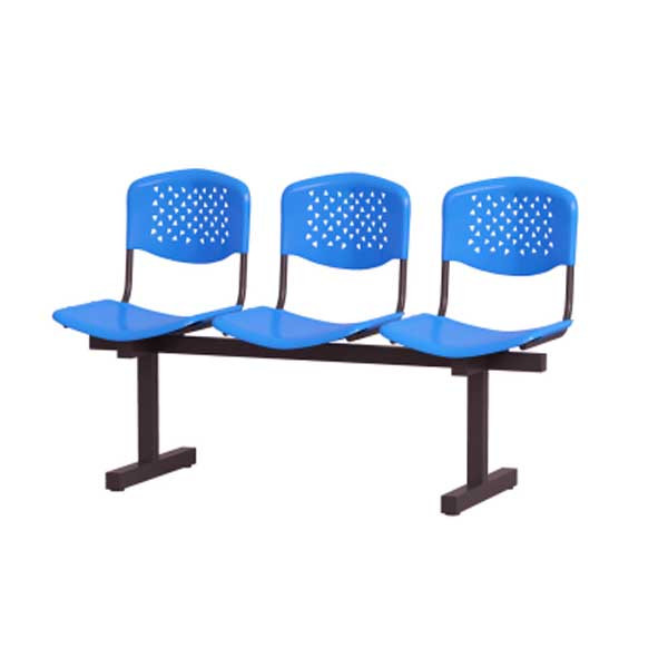 Waiting Chair Indigo Three Seat Waiting Chair- Indigo Blue