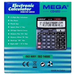 Mega CD-120 Electronic Calculator 12 Digit