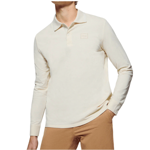 Nude Polo Shirt With Two Buttons