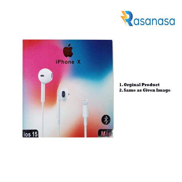 Apple Earphone With Microphone Wired Stereo Earphones For Apple iPhone